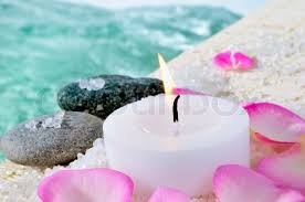 Image result for candles and water