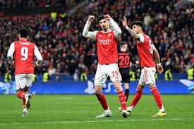 Arsenal busca empate contra o Bayer Leverkusen e deixa confronto das oitavas da Champions em aberto
