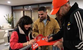 Carinho na receção a Norte!