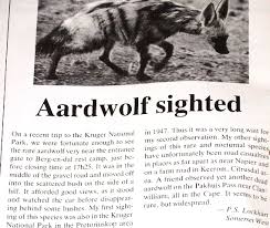 Image result for Aardwolves are found in southern Africa and parts of East Africa.