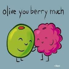 Olive you berry much ♥ | Quotes to fill your heart | Pinterest ... via Relatably.com