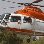 ONGC helicopter with onboard goes