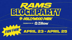 Rams celebrate start of NFL draft with Hollywood Park fan events in Inglewood