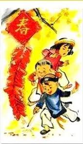 Image result for cây nêu trang pháo bánh chưng xanh câu đối đỏ