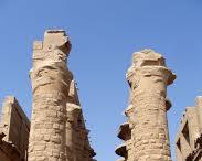 Image of Great Hypostyle Hall, capturing the forest of columns and the play of light and shadow.