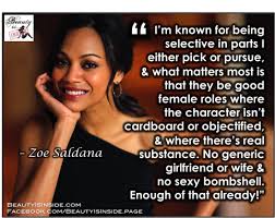 Zoe Saldana | via Relatably.com