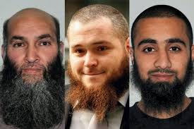 Munir Ahmed Farooqi, Matthew Newton and Israr Hussain Malik who were jailed for terror offences and have appealed over their convictions - 1-Desktop54