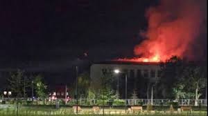Drones strike Russia's Rostov, Engels and temporarily occupied Luhansk, military barracks catch fire – videos