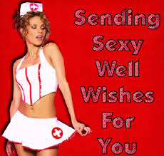 sending sexy well wishes for you image