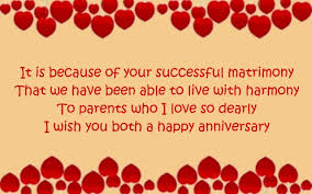 Anniversary wishes for parents – WishesMessages.com via Relatably.com