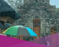 flooding in southern Bali February 24 2026, AI generated