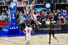 Licensable picture: Dannis Jenkins dunks during Game 1 of the NBA Playoffs