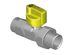 G2 Straight valve with threaded/threaded fitting for gas ...