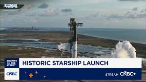 SpaceX Starship launch and orbital flight