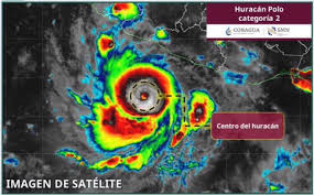 “Polo” alcanza categoría 2; UEPC alerta ante posible aumento de lluvias en el estado