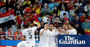 O atordoante Doski marca o empate do Iraque contra a fraca Espanha durante o aquecimento para a Copa do Mundo