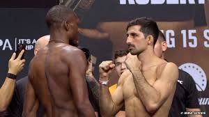 Jalin Turner vs. Kaue Fernandes, UFC 330 ceremonial weigh-ins faceoff