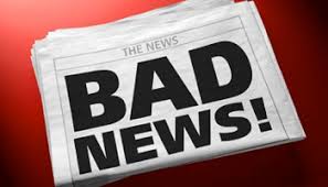 「News is bad」的圖片搜尋結果