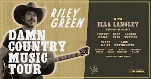 Riley Green Announces Damn Country Music 2025 Spring Headline Tour