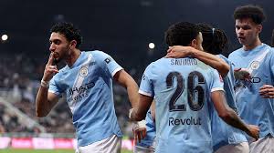 Newcastle 1-3 Man City: Marmoush scores twice as Guardiola's side reach quarters