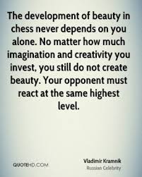 Vladimir Kramnik Imagination Quotes | QuoteHD via Relatably.com