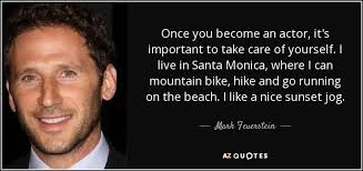 Mark Feuerstein quote: Once you become an actor, it&#39;s important to ... via Relatably.com