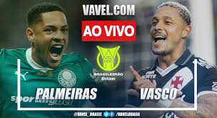 Palmeiras x Vasco AO VIVO, jogo em tempo real pelo Campeonato Brasileiro