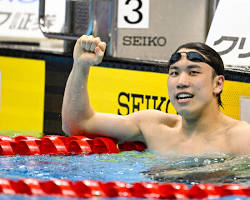 水泳男子100m自由形の画像