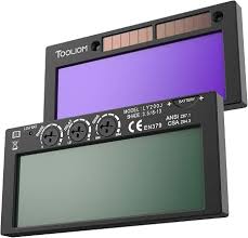 Amazon.com: TOOLIOM Auto-Darkening Welding Lens, 2 x 4.25 in ...