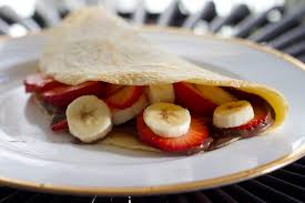 Resultado de imagen para crepes con nutella
