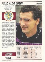 1992 Score Italian League #283 Nello Aldo Cusin Back - 9208-283Bk