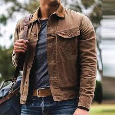Amazon.com: GOKKILRW Mens Solid Color Corduroy Shirt Cowboy Western Button Down Work Shirts Long Sleeve Casual Loose Retro Distressed Washed Trucker Jacket Shackets Black : Clothing, Shoes & Jewelry