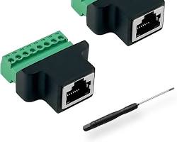 Imagen de Adaptador de terminal RJ45 Hembra a 8 pines