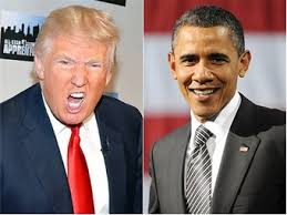 Image result for obama and trump