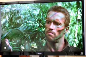 Sony Bravia KDL-52XBR9 Review Arnold in a scene from the Blu Ray version of Predator. There was a lack of depth in the picture presentation from the XBR9 ... - 52xbr9_5036