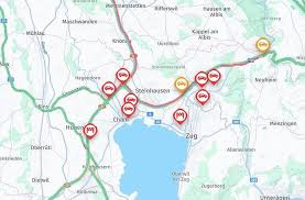 Unfall sorgt für Verkehrschaos im Raum Zug
