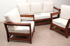 Image result for WOODEN SOFA SET