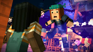 Hasil gambar untuk minecraft story mode logo