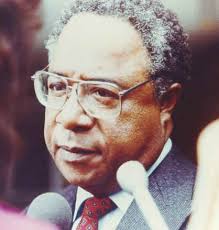 A photo of Alex Haley While in New York, he served as the assistant to the public relations officer and continuously ... - BIO_Alex_Haley_1_sm