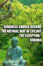 kindness should become the natural way of life, not the exception ... via Relatably.com