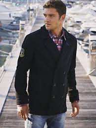 Image result for pea coat fashion mens