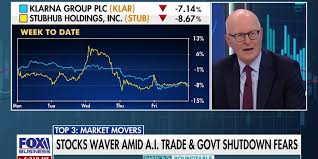 Stocks waver amid AI trade and potential government shutdown