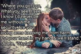 Love Song Lyrics, Romantic Quotes About Love For Valentine&#39;s Day ... via Relatably.com