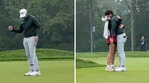 Philip Barbaree's Emotional U.S. Open Moment with Caddie Wife