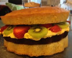 Résultat de recherche d'images pour "cheeseburger that looks like cake"