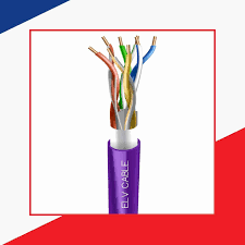 best Cat 6a f/utp violet ethernet cable 23 awg 4 twisted