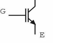 Image of IGBT schematic symbol