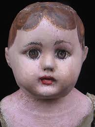 They are lovely toys, just the right size and weight to cuddle in a young girl&#39;s arms. Ella Smith was an art teacher who created her Alabama Babies to be ... - close-up-of-face-1