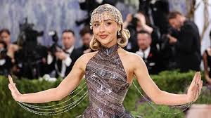 Sabrina Carpenter Wears Dress Made Out of Film Strips to Met Gala 2026