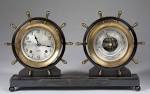 Chelsea ship's bell clock and barometer set